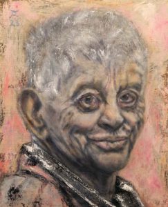 Aga Cela, The Netherlands, B., 2023, oil on Canvas, 41 x33 cm