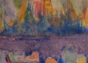 Albert Enz, France, Impression Automne, 2023, acryl, 70 x 50 cm