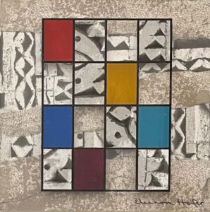 Eleanora Hofer, South Africa, Paul Klee In Africa II, 2024, collage 20 x 20 cm