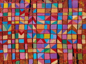 Josip Rubes, Croatia, Abstract Artwork, 2024, oil on canvas, 40 x 50 cm