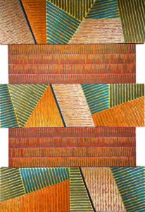 Michael Bourque, USA, Inclined III, 2022, acrylic on canvas, 271.78 x 182.88 cm