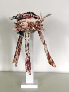 Mieke van den Hoogen-Huijgen, Netherlands, Sea-Beast, 2022, ceramics, porcelain, 25/25/40 cm