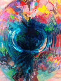 Aldina H Beganovic, Italy, Mysterious Landscape, 2025, ink and water paint - photo, 30 x 40 cm