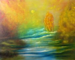 Anita Daldoss 1, Österreich, Mystik, 2019, Acryl, 80 x 100 cm