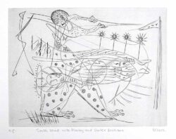 Barry Cottrell, United Kingdom, Creation Myth, 1998, burin engraving on copper, 20,5 x 30,5 cm