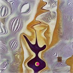 Gerhard Kroyer, Austria, Inner Journey, 2025, digital painting, 40 x 40 cm