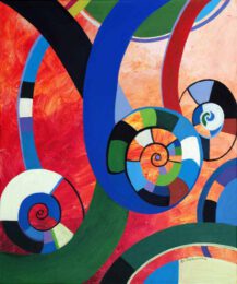 Grażyna Tarkowska, Poland, Mystery, 2025, acrylic on canvas, 60 x 50 cm