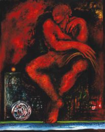 Irene Belknap, USA, The Better Angels, 1991, oil on canvas, 132 x 94 cm