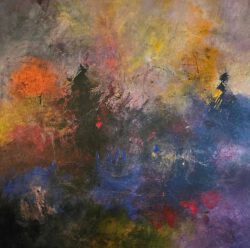 Jan Christiaan van Ruyven, France, Imaging…, acryl on canvas, 140 x 140 cm