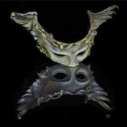 Jette van der Lende, Norway, I Try To see Behind Your Mask - But You are Too Fast, 70 x 70 cm