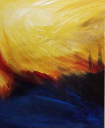 Lucy de Vregille, France, Untitled No. 2, 2021, acrylic on canvas, 54 x 65 cm