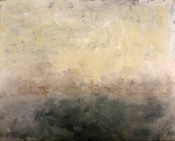 Marc Aronson, USA, Dawn Of Awakening, 2020, oil iridescent and metallic pigment on canvas, 117 x 145 cm