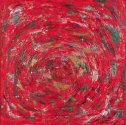 Nada Kelemen 1 Czechia, Celebration, 2025, acrylic on canvas, 83 x 83 cm