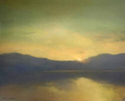 Nathalie Freniere, Canada, Lueur Du Jour, 2023, oil on canvas, 51 x 41 cm