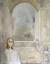 Tina Hellblom-Thibblin 1 Sweden, Beyond Time, 2025, oil on canvas, 80 x 100 cm