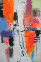 Tove Andresen, Denmark, Odile, City Lights, acrylis on canvas, 100 x 150 cm