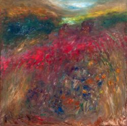 Pamela Ecker, Austria, Free Nature, 2024, oil on canvas, 60 x 60 cm